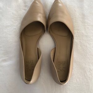 Naturalizer Samantha Comfortable Pointed Toe D’Orsay Slip on Taupe Size 9